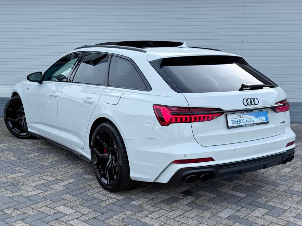 Audi A6 Avant 55 TFSI e quattro Competition|PANO|ACC|T.HAAK|, Auto's, Audi, Automaat, Gebruikt, Zwart, 4 cilinders