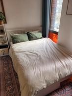 Ikea Kleppstad bed 140x200 cm met lattenbodem, Ophalen, Wit, Tweepersoons, 140 cm