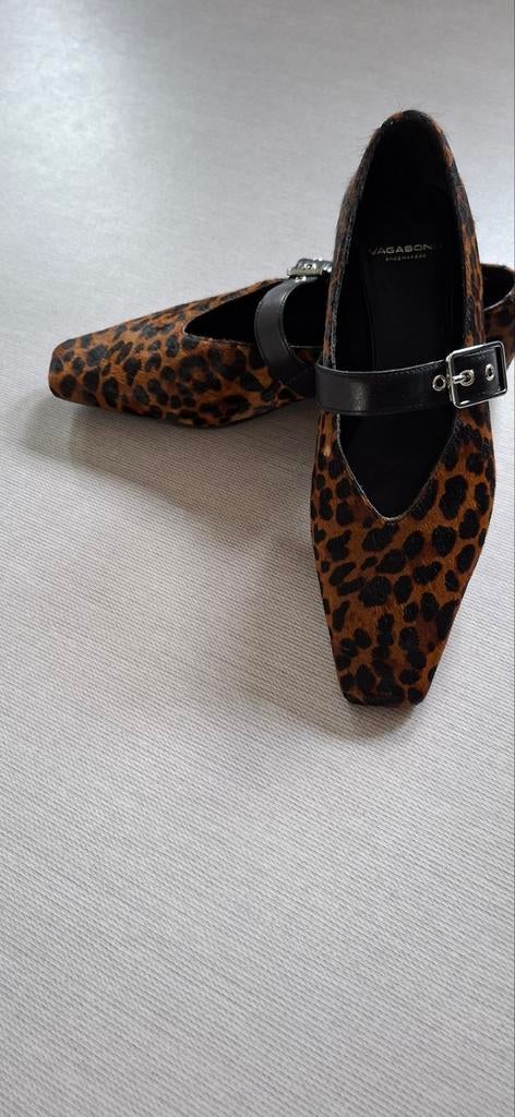 Vagabond schoenen met luipaardprint, Ophalen of Verzenden, Zo goed als nieuw, Bruin