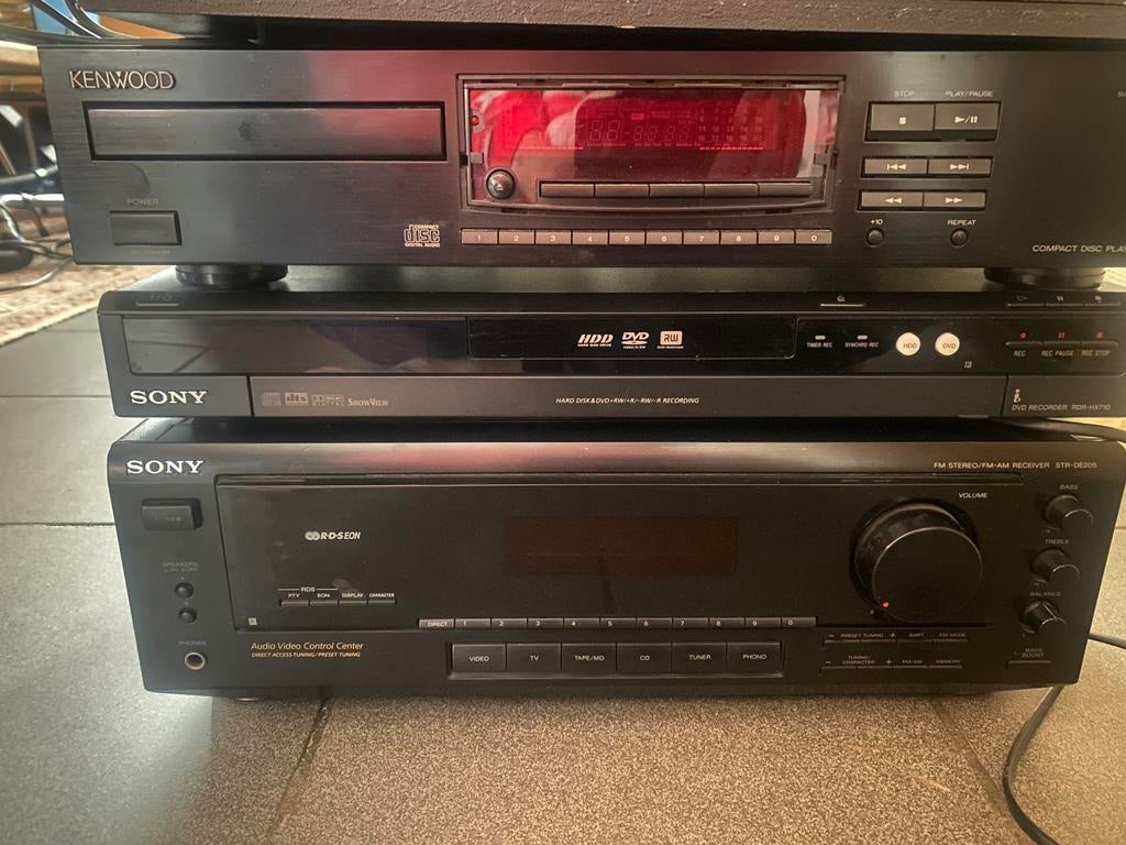 sony cd en tuner, Audio, Tv en Foto, Stereo-sets, Ophalen, Zo goed als nieuw, Sony