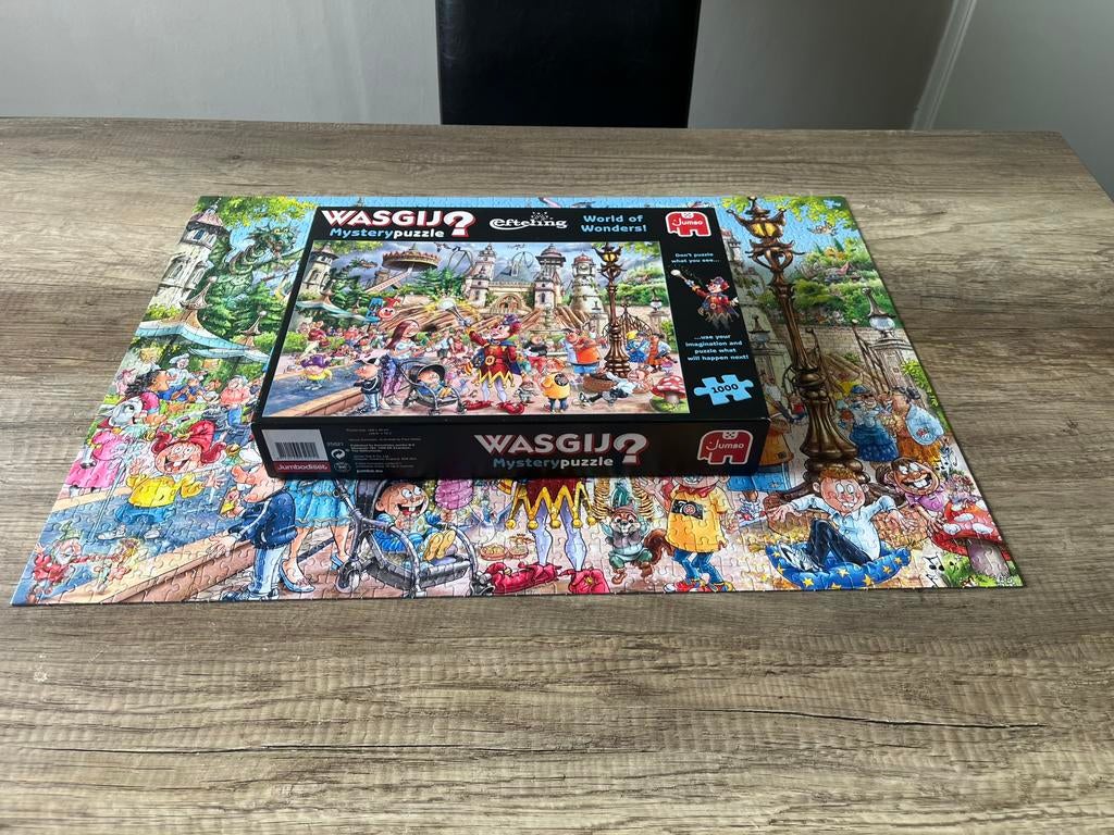 Drie wasgij puzzels 1000 stukjes, Hobby en Vrije tijd, Denksport en Puzzels, Ophalen, 500 t/m 1500 stukjes, Zo goed als nieuw
