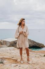 Isla Ibiza jurkje/tuniek zomer beige xl, Kleding | Dames, Ophalen of Verzenden, Zo goed als nieuw, Maat 46/48 (XL) of groter, Beige