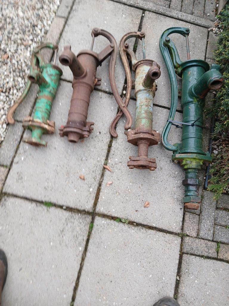 Handpompen, Ophalen, Gebruikt