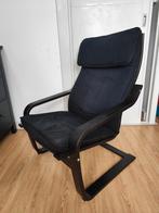 Ikea Poang, comfortabele fauteuil met armleuningen, Ophalen, Gebruikt, Minder dan 75 cm, Stof