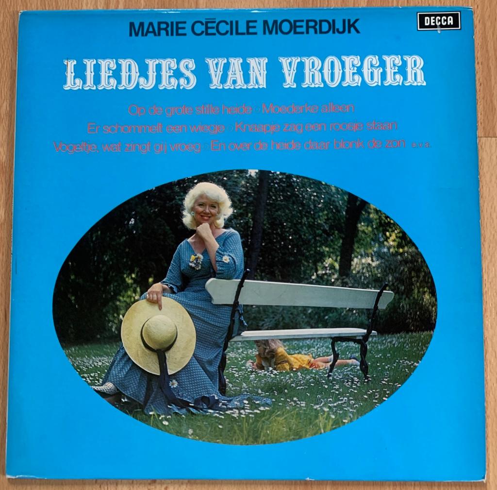 Marie Cecile Moerdijk - Liedjes van vroeger. LP, Cd's en Dvd's, Vinyl | Nederlandstalig, Gebruikt, Levenslied of Smartlap, 12 inch
