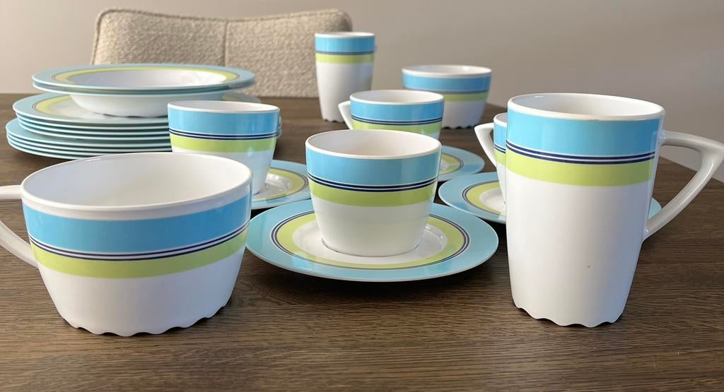 Mepal camping servies, Caravans en Kamperen, Kampeeraccessoires, Ophalen of Verzenden, Zo goed als nieuw
