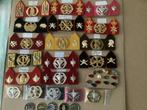 Kavel diverse emblemen, Ophalen of Verzenden, Landmacht, Nederland, Embleem of Badge
