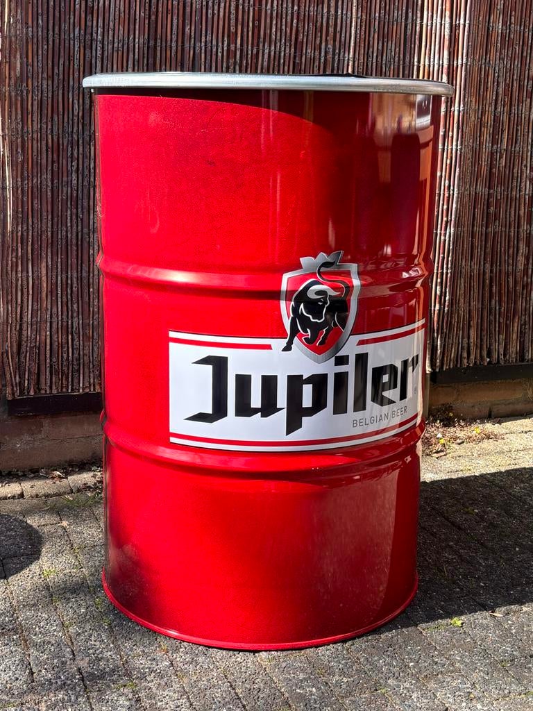 Jupiler biervat / BBQ / decoratievat, Tuin en Terras, Ophalen, Zo goed als nieuw