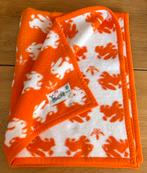 AaBe deken oranje/wit met haasjes, Ophalen of Verzenden, Gebruikt
