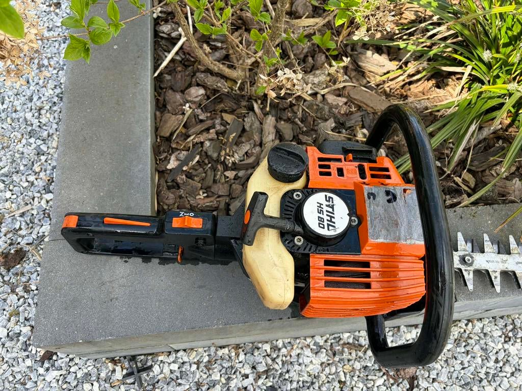 Stihl HS 80 heggenschaar, Tuin en Terras, Hand-tuingereedschap, Ophalen of Verzenden, Zo goed als nieuw