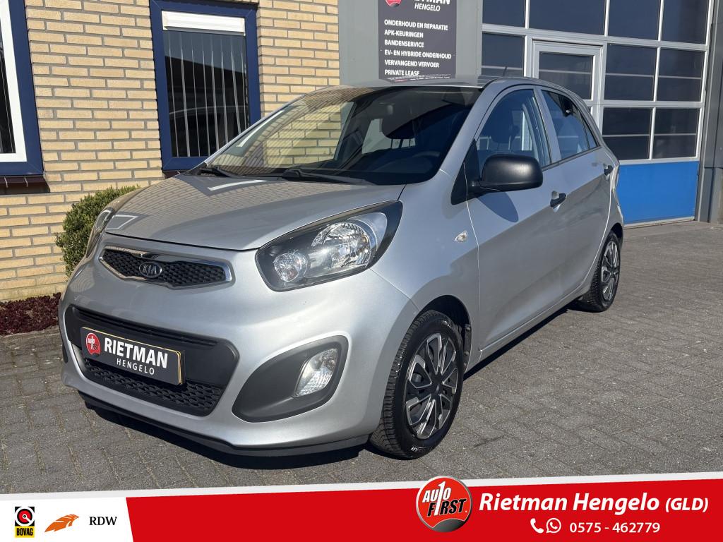 Kia Picanto 1.2 CVVT Comfort P. TREKHAAK-AIRCO-KETTING, Euro 5, 86 pk, Gebruikt, 4 cilinders