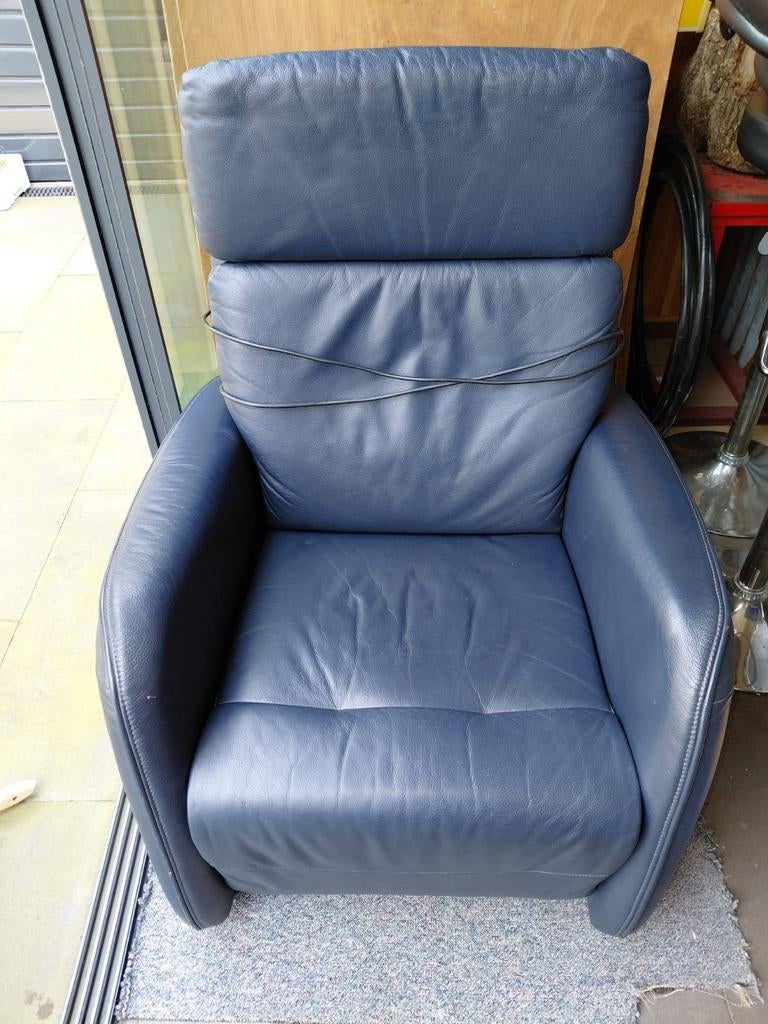 Lazyboy stoel elektrisch ., Ophalen, Zo goed als nieuw, 100 tot 125 cm, Leer