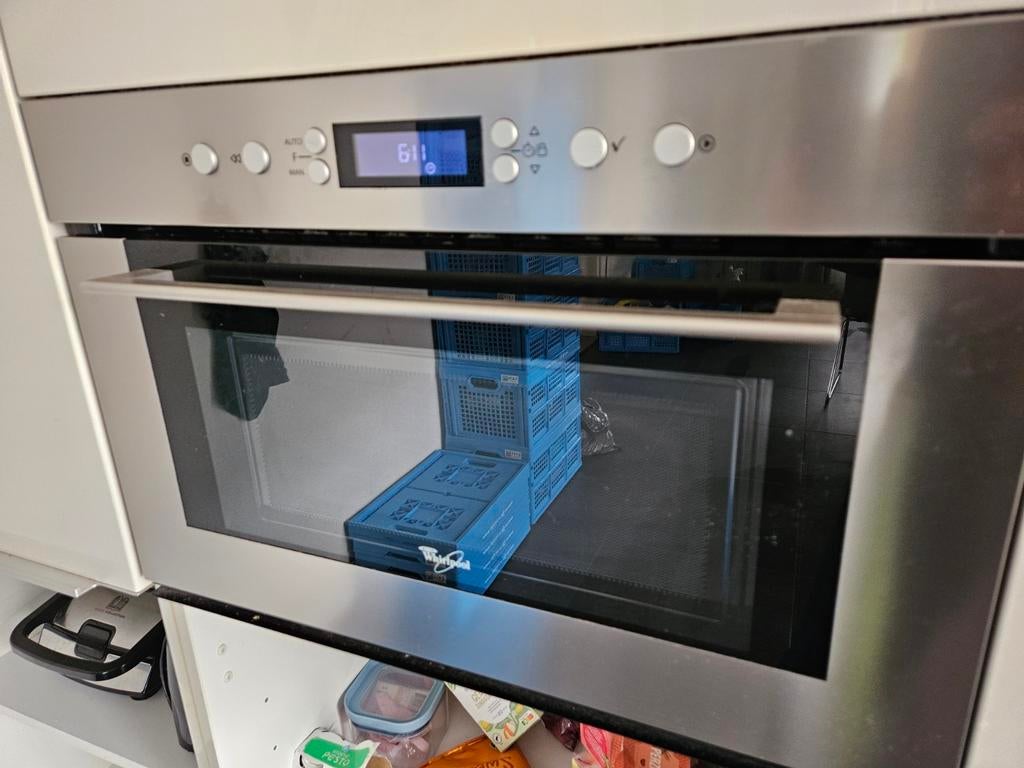 Inbouw magnetron whirlpool, Ophalen, 45 tot 60 cm