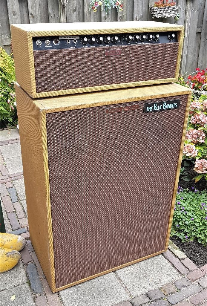 Fender ? Super basinstallatie 200 watt buizenversterker, Muziek en Instrumenten, Versterkers | Bas en Gitaar, Ophalen, Gebruikt