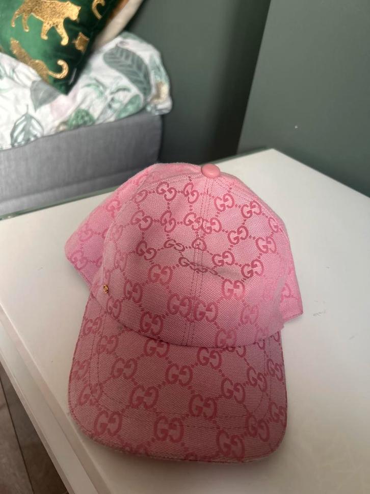Roze Gucci pet, Kleding | Dames, Hoeden en Petten, Nieuw, Pet, One size fits all, Ophalen of Verzenden