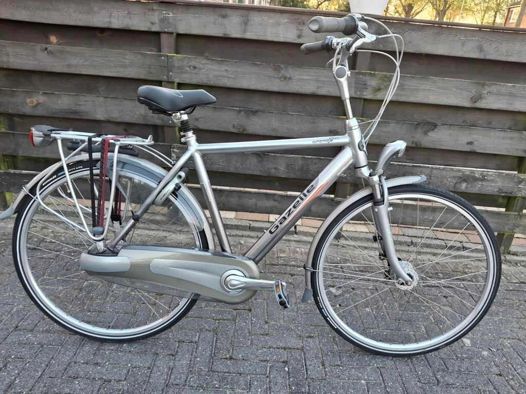 Mooie Gazelle herenfiets, 53 tot 57 cm, Ophalen, Zo goed als nieuw, Gazelle