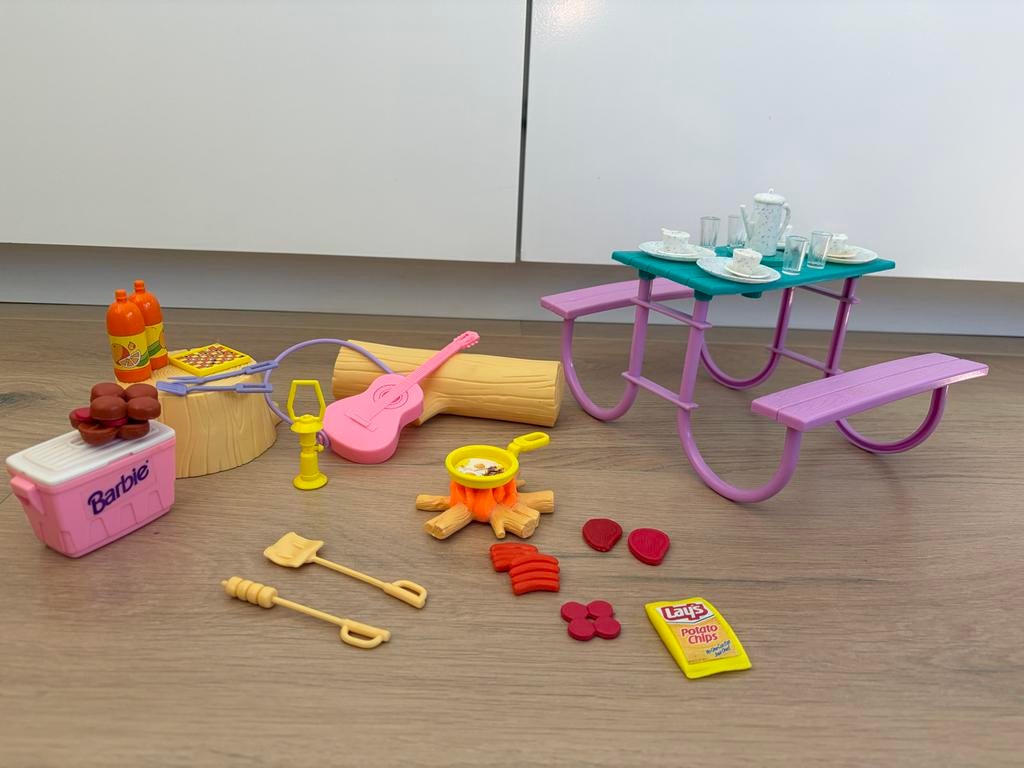 Vintage 1993 mattel Barbie so much to do outdoor fun!, Ophalen of Verzenden, Gebruikt, Meisje