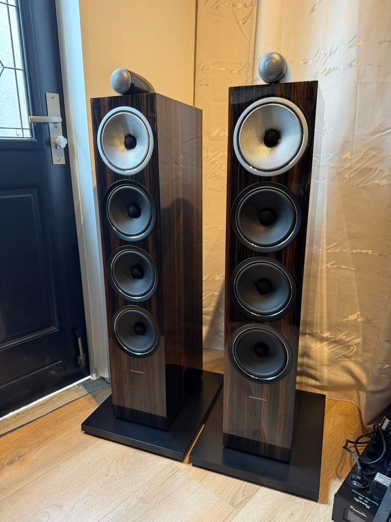 Mooie B&W 702 S2 Signature Datuk Gloss Luidsprekers, -, -, Ophalen of Verzenden, Zo goed als nieuw