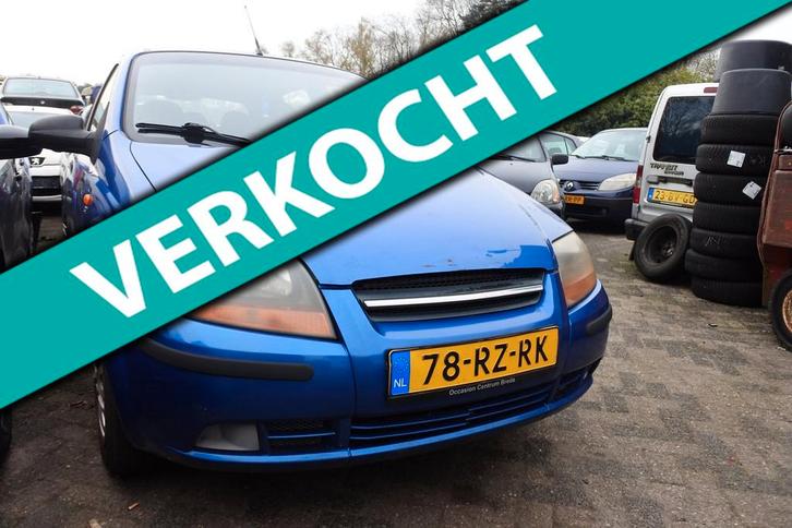 Chevrolet Kalos 1.2 Spirit 5 drs nw apk 4-4-2027 div exstra,, Auto's, Chevrolet, Bedrijf, Te koop, Kalos, ABS, Airbags, Airconditioning