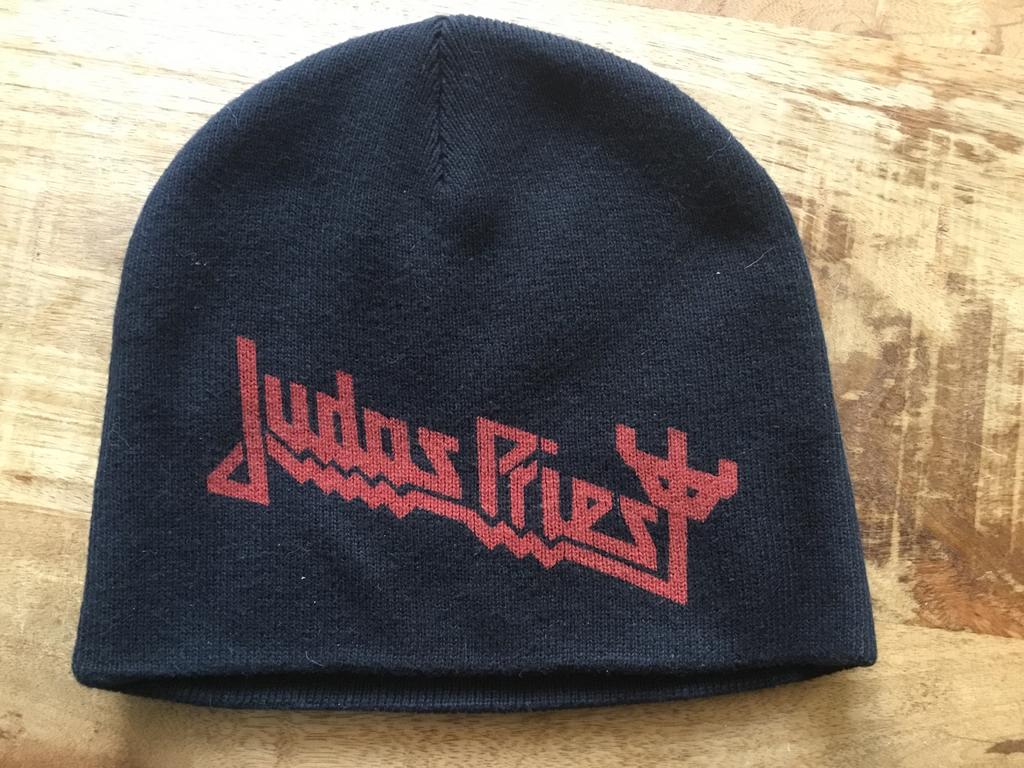 Judas Priest Muts - Zwart met Rood Logo, Kleding | Dames, Mutsen, Sjaals en Handschoenen, Ophalen of Verzenden, Zo goed als nieuw