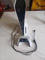 Playstation 5 met controller en kabels, Spelcomputers en Games, Spelcomputers | Sony PlayStation 5, Ophalen of Verzenden, Gebruikt