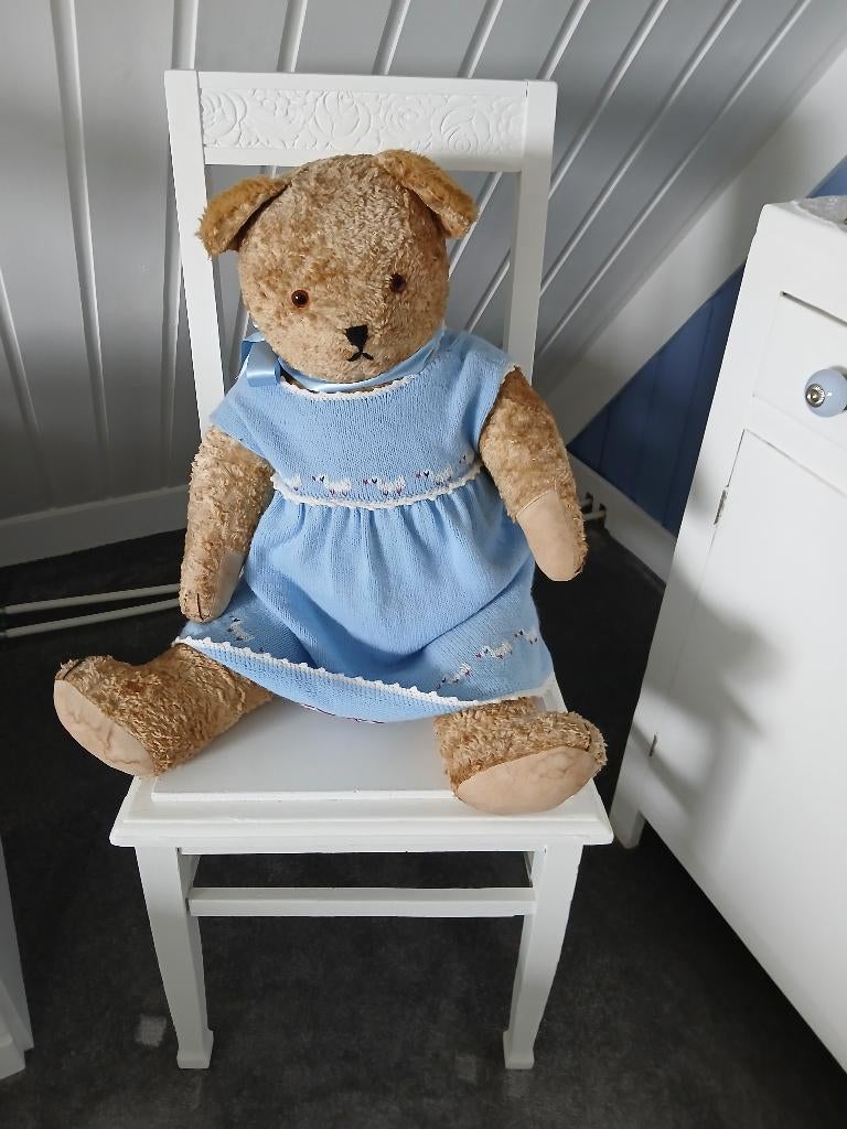 Brocante stoel met roosjes, Ophalen