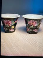 Chinees porseleinen famille noire kopjes, Antiek en Kunst, Ophalen of Verzenden