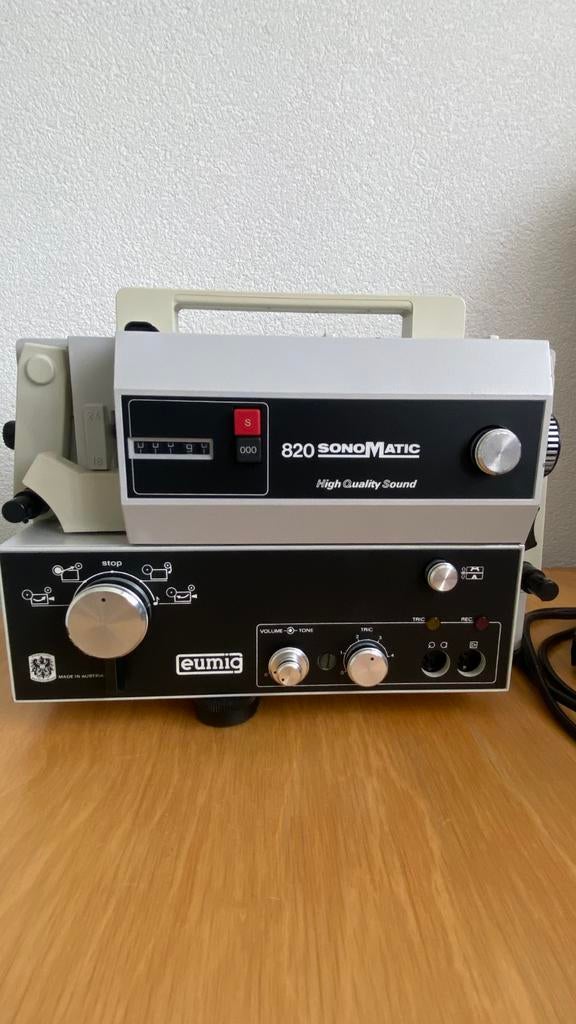 Eumig 820 sonomatic filmprojector., Ophalen