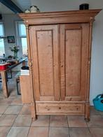 Houten kast met planken en lade, Ophalen