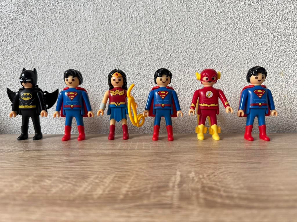 Playmobil 6x DC Super Heroes Kinder Surprise Maxi Figuren, Ophalen of Verzenden, Nieuw, Los playmobil