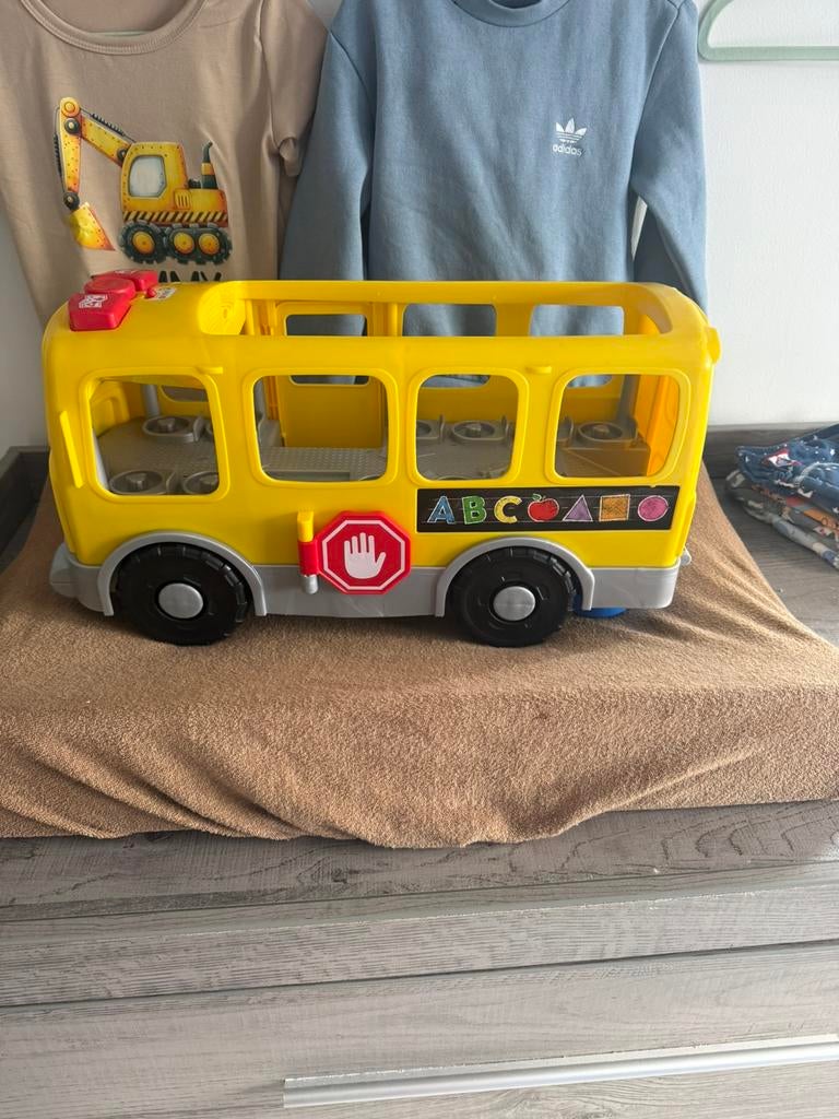Fisher price schoolbus, Ophalen of Verzenden, Gebruikt