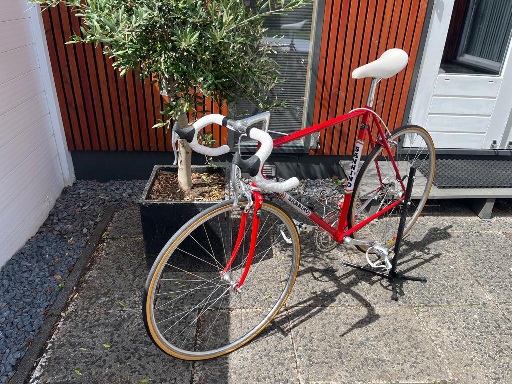 Zeldzame Mauro Sannino - Cinelli frame -Shimano Dura Ace 105, Fietsen en Brommers, 28 inch, Zo goed als nieuw, 57 tot 61 cm, Ophalen