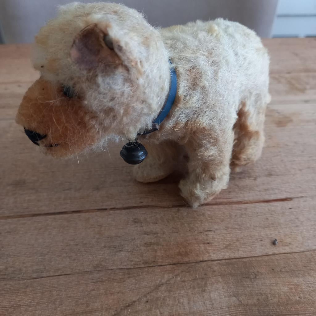 Brocante Steiff ijsbeertje met belletje, Ophalen of Verzenden