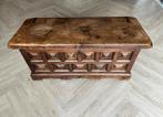Antieke houten opbergkist / dekenkist, Huis en Inrichting, Woonaccessoires | Kisten, Ophalen, Gebruikt, 50 tot 100 cm, 75 tot 100 cm
