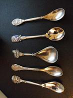 (verzilverde) lepeltjes met verschillende onderwerpen, Ophalen of Verzenden