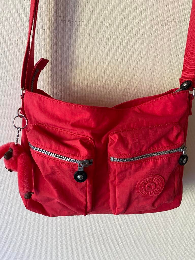 Nieuwe tas, schoudertas Kipling. Roze, rood, Sieraden, Tassen en Uiterlijk, Tassen | Damestassen, Ophalen of Verzenden, Nieuw