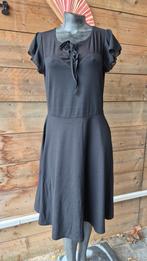 Voodoo Vixen Zwarte Jurk met Doorschijnend Schouderstuk XL, Voodoo Vixen, Zwart, Maat 46/48 (XL) of groter, Nieuw