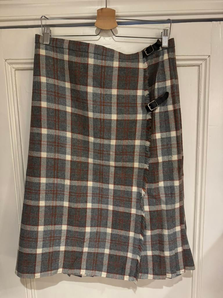 Originele Schotse rok Moffat Weavers ca. maat 42, Maat 42/44 (L), Ophalen of Verzenden, Grijs, Gedragen