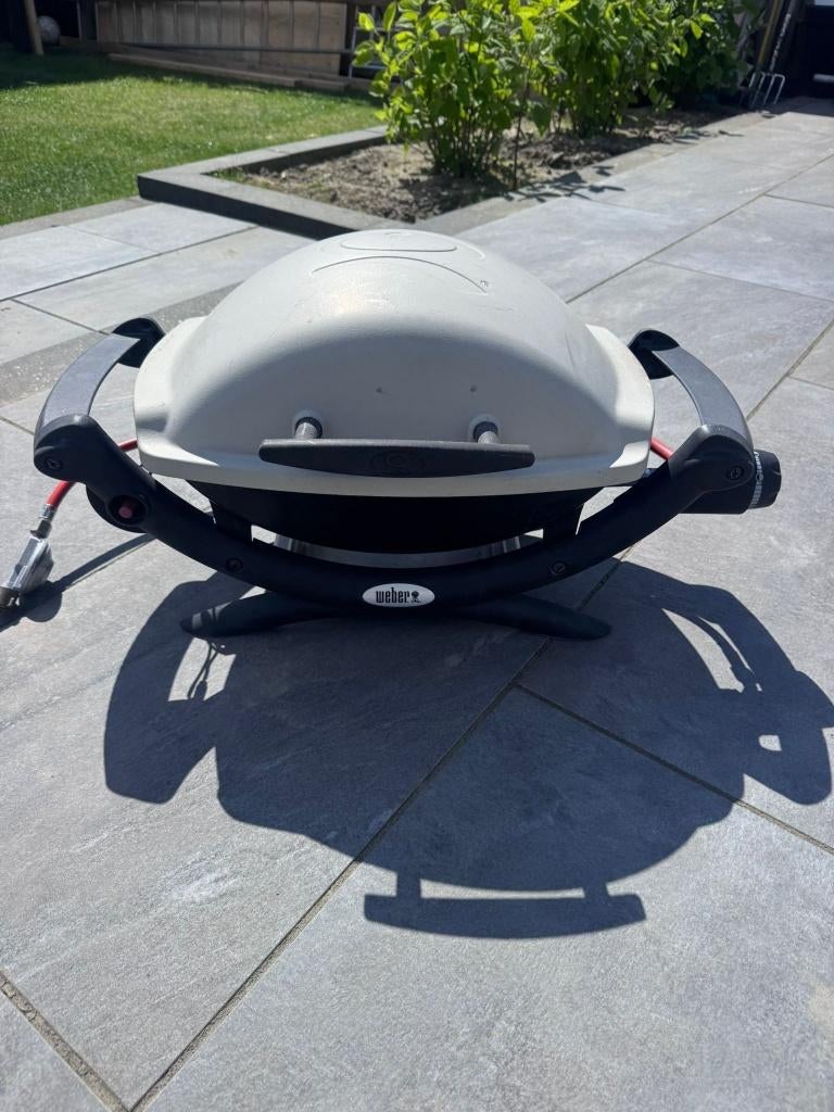 Weber gas bbq q1000, Tuin en Terras, Gasbarbecues, Ophalen, Gebruikt, WEBER
