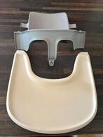 Stokke tripp trapp babyset en playtray, Kinderen en Baby's, Ophalen of Verzenden, Gebruikt, Meegroeistoel, Afneembaar eetblad