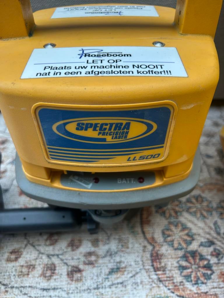 Spectra LL500 Laser Waterpas - Professionele Rotatielaser, Ophalen of Verzenden, Gebruikt, Licht