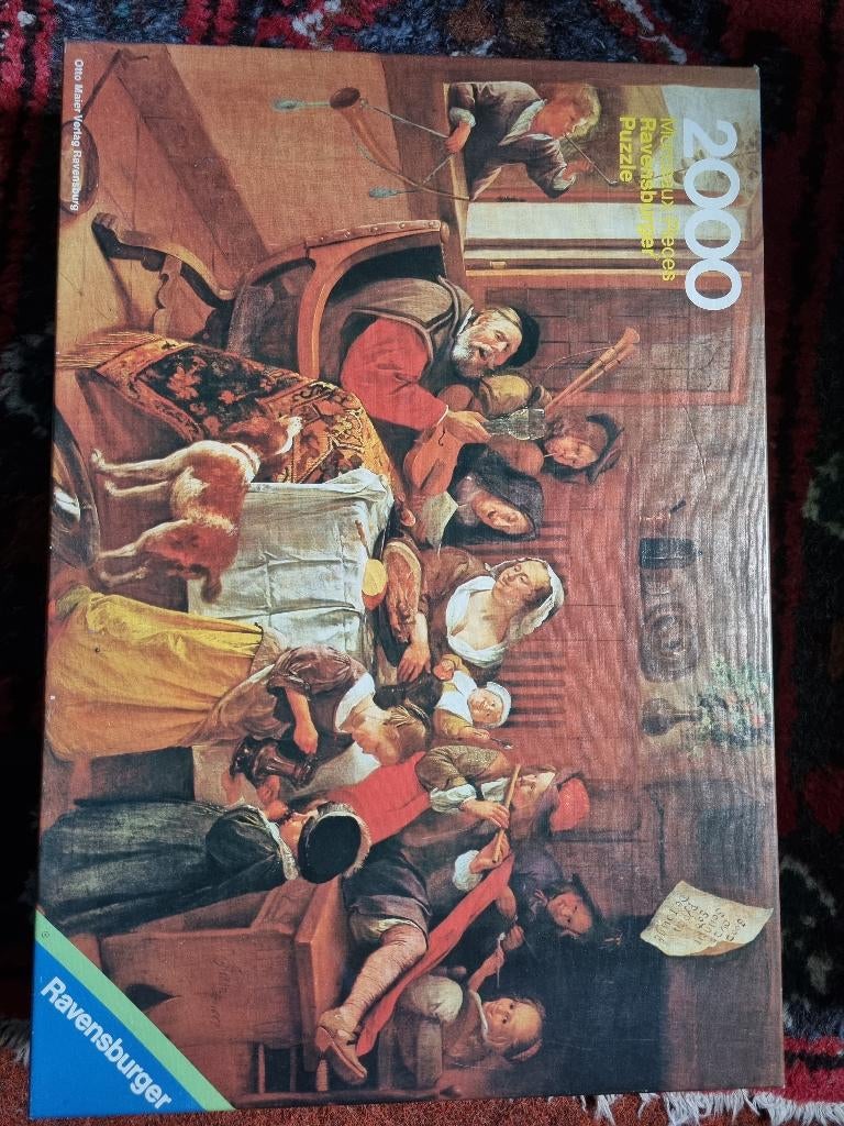 Ravensburger puzzel Jan Steen, 2000 stukjes, Hobby en Vrije tijd, Denksport en Puzzels, Ophalen, Meer dan 1500 stukjes, Zo goed als nieuw