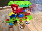 Little People boomhut en brandweerauto met poppetjes, Ophalen, Gebruikt, Jongen of Meisje