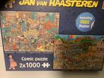 Jan van haasteren puzzel 2 x 1000 stukjes, Ophalen, 500 t/m 1500 stukjes, Zo goed als nieuw