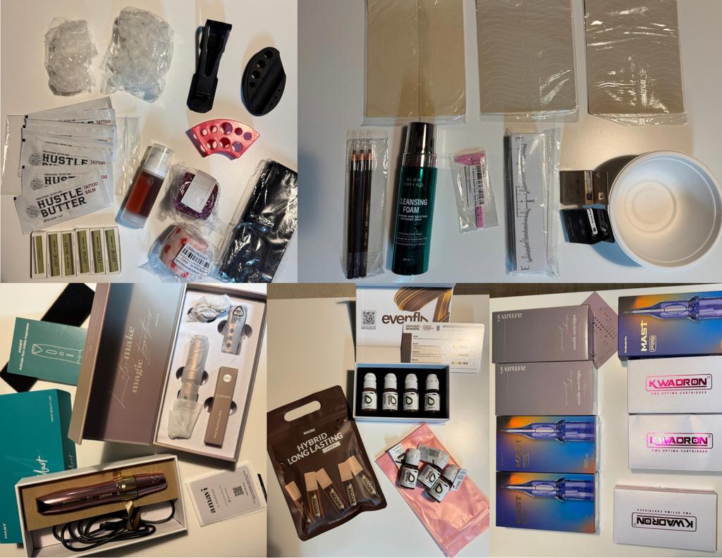 Permanente make-up benodigdheden PMU tattoo machine pen, Sieraden, Tassen en Uiterlijk, Uiterlijk | Gezichtsverzorging, Zo goed als nieuw