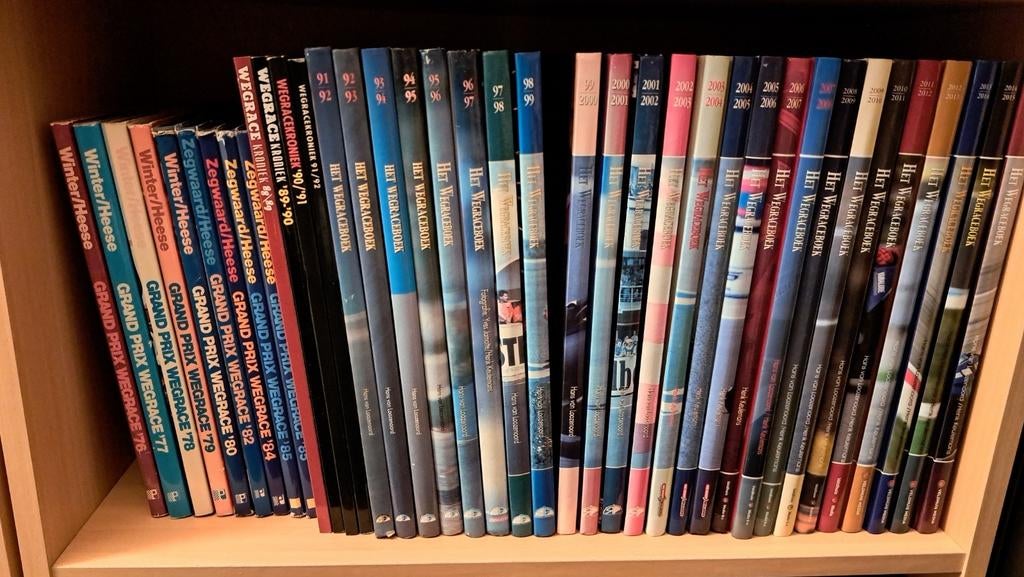 Grote collectie Het Wegraceboek en Grand Prix Wegrace, Ophalen, Zo goed als nieuw, Algemeen, Diverse auteurs