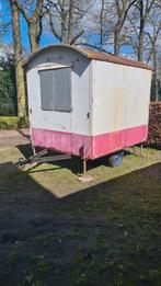 schaftkeet pipowagen, Ophalen, Gebruikt