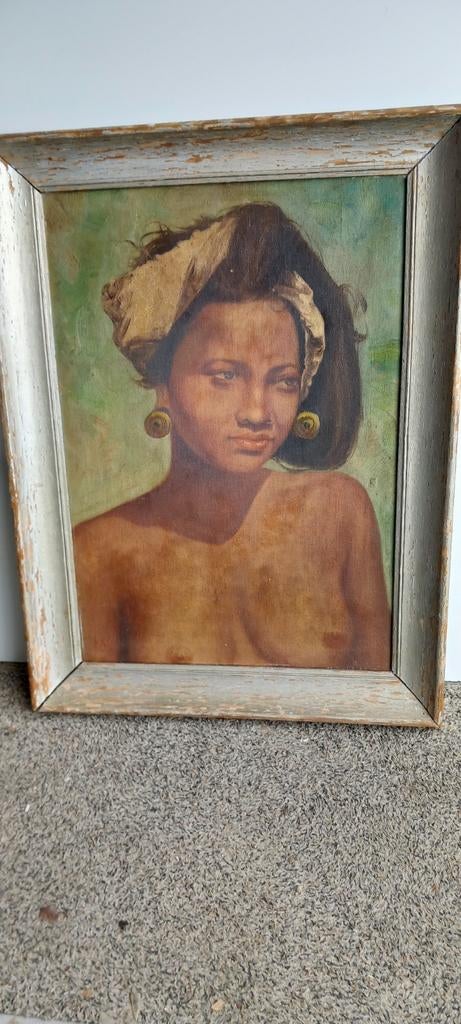 Schilderij indonesische schilder, Ophalen of Verzenden