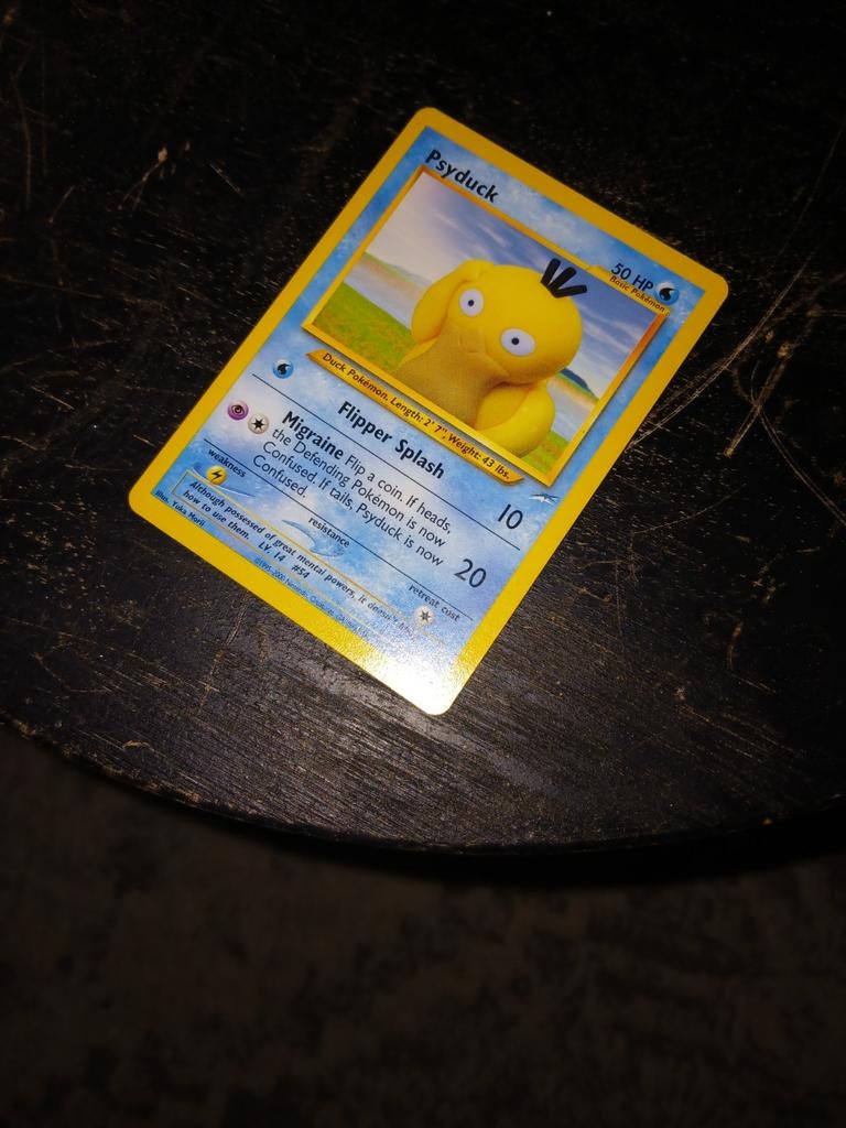 Psyduck Pokémon kaart, Ophalen of Verzenden