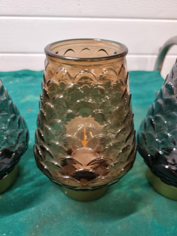 tafellampen van glas op batterijen rohs 3x, Huis en Inrichting, Lampen | Overige, Ophalen of Verzenden, 'T Olde Gre-j, Info@toldegrej.nl